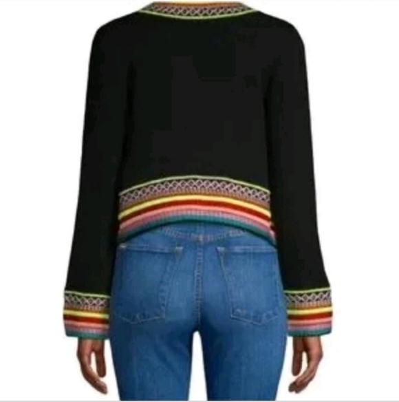 alice + oliva meemee embroidered open front jacket Size XS - Picture 5 of 12